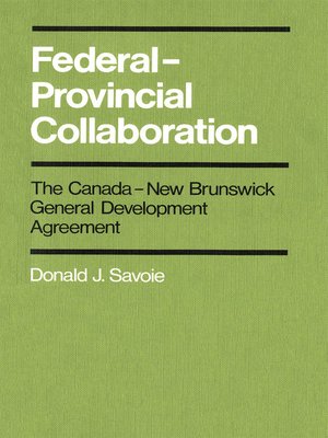 cover image of Federal-Provincial Collaboration
